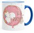 Tasse Einhorn auf Donut Ich bin so süß ich könnte Zucker pupsen Unicorn MoonWorks®preview