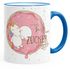 Tasse Einhorn auf Donut Ich bin so süß ich könnte Zucker pupsen Unicorn MoonWorks®preview