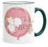 Tasse Einhorn auf Donut Ich bin so süß ich könnte Zucker pupsen Unicorn MoonWorks®preview
