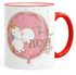 Tasse Einhorn auf Donut Ich bin so süß ich könnte Zucker pupsen Unicorn MoonWorks®preview