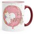 Tasse Einhorn auf Donut Ich bin so süß ich könnte Zucker pupsen Unicorn MoonWorks®preview