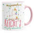 Tasse Einhorn Mir reichts ich geh schaukeln Spruch Unicorn Tasse mit Farbkante MoonWorks®preview