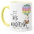 Tasse Einhorn Platz da ich such den Weg ins Wunderland Einhorn-Tasse mit Farbkante MoonWorks®preview