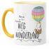 Tasse Einhorn Platz da ich such den Weg ins Wunderland Einhorn-Tasse mit Farbkante MoonWorks®preview