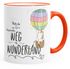 Tasse Einhorn Platz da ich such den Weg ins Wunderland Einhorn-Tasse mit Farbkante MoonWorks®preview