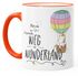 Tasse Einhorn Platz da ich such den Weg ins Wunderland Einhorn-Tasse mit Farbkante MoonWorks®preview