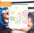 Tasse Einhorn Spruch "auf dem Boden der Tatsachen liegt eindeutig zu wenig Glitzer" mit Innenfarbe MoonWorks®preview