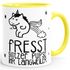 Tasse Einhorn Unicorn Fresst Glitzer Pupse ihr Langweiler Kaffeetasse mit Innenfarbe MoonWorks®preview