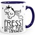 Tasse Einhorn Unicorn Fresst Glitzer Pupse ihr Langweiler Kaffeetasse mit Innenfarbe MoonWorks®preview