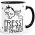 Tasse Einhorn Unicorn Fresst Glitzer Pupse ihr Langweiler Kaffeetasse mit Innenfarbe MoonWorks®preview