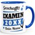 Tasse Examen Geschenk Uni-Abschluss bestandene Prüfung Studium Universität mit Name personalisiert SpecialMe®preview