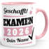Tasse Examen Jahr 2026 anpassbar Geschenk Uni-Abschluss bestandene Prüfung Studium Universität mit Name personalisiert SpecialMe®preview