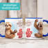 Tasse Faultier Spruch - Ich atme ein, ich raste aus -Bürotasse, lustige Kaffeebecher für Home Office - Geschenkidee Kollegen - Keramik MoonWorks®preview