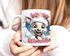 Tasse Frohe Weihnachten 3D-Illusion lustige Tiere Schnee Wintermotiv XMAS kleines Weihnachtsgeschenk Moonworks®preview