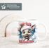 Tasse Frohe Weihnachten 3D-Illusion lustige Tiere Schnee Wintermotiv XMAS kleines Weihnachtsgeschenk Moonworks®preview