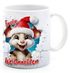 Tasse Frohe Weihnachten 3D-Illusion lustige Tiere Schnee Wintermotiv XMAS kleines Weihnachtsgeschenk Moonworks®preview