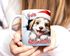Tasse Frohe Weihnachten 3D-Illusion lustige Tiere Schnee Wintermotiv XMAS kleines Weihnachtsgeschenk Moonworks®preview