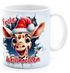 Tasse Frohe Weihnachten 3D-Illusion lustige Tiere Schnee Wintermotiv XMAS kleines Weihnachtsgeschenk Moonworks®preview