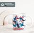 Tasse Frohe Weihnachten 3D-Illusion lustige Tiere Schnee Wintermotiv XMAS kleines Weihnachtsgeschenk Moonworks®preview