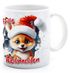 Tasse Frohe Weihnachten 3D-Illusion lustige Tiere Schnee Wintermotiv XMAS kleines Weihnachtsgeschenk Moonworks®preview