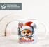 Tasse Frohe Weihnachten 3D-Illusion lustige Tiere Schnee Wintermotiv XMAS kleines Weihnachtsgeschenk Moonworks®preview