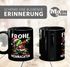 Tasse Frohe Weihnachten Weihnachtsnörgler Comic Stil Weihnachtsmuffel Aufdruck XMAS Print Geschenkidee MoonWorks®preview