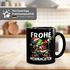 Tasse Frohe Weihnachten Weihnachtsnörgler Comic Stil Weihnachtsmuffel Aufdruck XMAS Print Geschenkidee MoonWorks®preview
