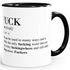 Tasse Fuck Wörterbuch Dictionary Kaffee-Tasse MoonWorks®preview