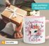 Tasse Geschenk Einschulung 2025 Einhorn Schulkind personalisiert mit Namen Jahreszahl Kindertasse Mädchen SpecialMe®preview