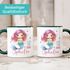 Tasse Geschenk Einschulung 2025 personalisiert mit Namen Meerjungfrau Kindertasse Mädchen SpecialMe®preview