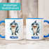 Tasse Geschenk Einschulung personalisiert mit Namen Kindertasse aus Keramik für Jungen Mädchen SpecialMe®preview
