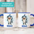 Tasse Geschenk Einschulung personalisiert mit Namen Kindertasse aus Keramik für Jungen Mädchen SpecialMe®preview