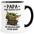 Tasse Geschenk Papa Sprüche Geschenkidee Vatertag Lustig Motiv Baby-Yoda mit Spruch MoonWorks®preview