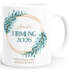 Tasse Geschenk {style_variation_string} 2026 Mädchen personalisiert mit Wunschname und persönlicher Botschaft - Design Blätterkranz - Keramikbecher SpecialMe®preview