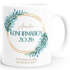 Tasse Geschenk {style_variation_string} 2026 Mädchen personalisiert mit Wunschname und persönlicher Botschaft - Design Blätterkranz - Keramikbecher SpecialMe®preview