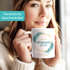 Tasse Geschenk {style_variation_string} 2026 Mädchen personalisiert mit Wunschname und persönlicher Botschaft - Design Blätterkranz - Keramikbecher SpecialMe®preview