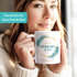 Tasse Geschenk {style_variation_string} 2026 Mädchen personalisiert mit Wunschname und persönlicher Botschaft - Design Blätterkranz - Keramikbecher SpecialMe®preview