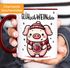 Tasse Glühwein Motiv Glüh-Schweinchen Wortspiel Emaillebecher lustig kleines Geschenk Weihnachten MoonWorks®preview