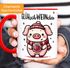 Tasse Glühwein Motiv Glüh-Schweinchen Wortspiel Emaillebecher lustig kleines Geschenk Weihnachten MoonWorks®preview