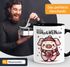 Tasse Glühwein Motiv Glüh-Schweinchen Wortspiel Emaillebecher lustig kleines Geschenk Weihnachten MoonWorks®preview