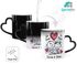 Tasse Herz-Henkel Farbwechsel personalisiert verliebte Strichmännchem Spruch Ich Deins Du Meins Wunschnamen Geschenk Liebe  SpecialMe®preview