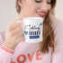 Tasse Herzhenkel Lieblings-{style_variation_string} personalisierbar mit Namen persönliche Geschenke kleines Dankeschön SpecialMe®preview