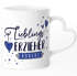 Tasse Herzhenkel Lieblings-{style_variation_string} personalisierbar mit Namen persönliche Geschenke kleines Dankeschön SpecialMe®preview