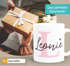 Tasse Herzhenkel mit Namen Anfangsbuchstabe Initiale Herz personalisierte Geschenke SpecialMe®preview