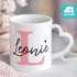 Tasse Herzhenkel mit Namen Anfangsbuchstabe Initiale Herz personalisierte Geschenke SpecialMe®preview