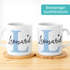 Tasse Herzhenkel mit Namen Anfangsbuchstabe Initiale Herz personalisierte Geschenke SpecialMe®preview