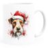 Tasse Hunde-Motiv Weihnachten Weihnachtsmütze lustig Hunderassen Geschenk Hundebesitzer Aquarell SpecialMe®preview