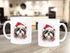 Tasse Hunde-Motiv Weihnachten Weihnachtsmütze lustig Hunderassen Geschenk Hundebesitzer Aquarell SpecialMe®preview