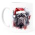 Tasse Hunde-Motiv Weihnachten Weihnachtsmütze lustig Hunderassen Geschenk Hundebesitzer Aquarell SpecialMe®preview