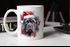 Tasse Hunde-Motiv Weihnachten Weihnachtsmütze lustig Hunderassen Geschenk Hundebesitzer Aquarell SpecialMe®preview